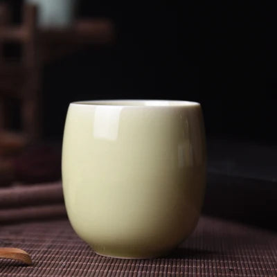 150ml Chinese master cup crackle glaze porcelain tea cup marked Longquan celadon cup of tea kungfu personal teacups brother kiln