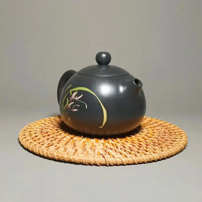 150ml Jianshui Purple Clay Pure Handmade Color filling Tea Pot(Not Yixing Zisha) Kung Fu Tea Set Drinkware Tea Ceremony