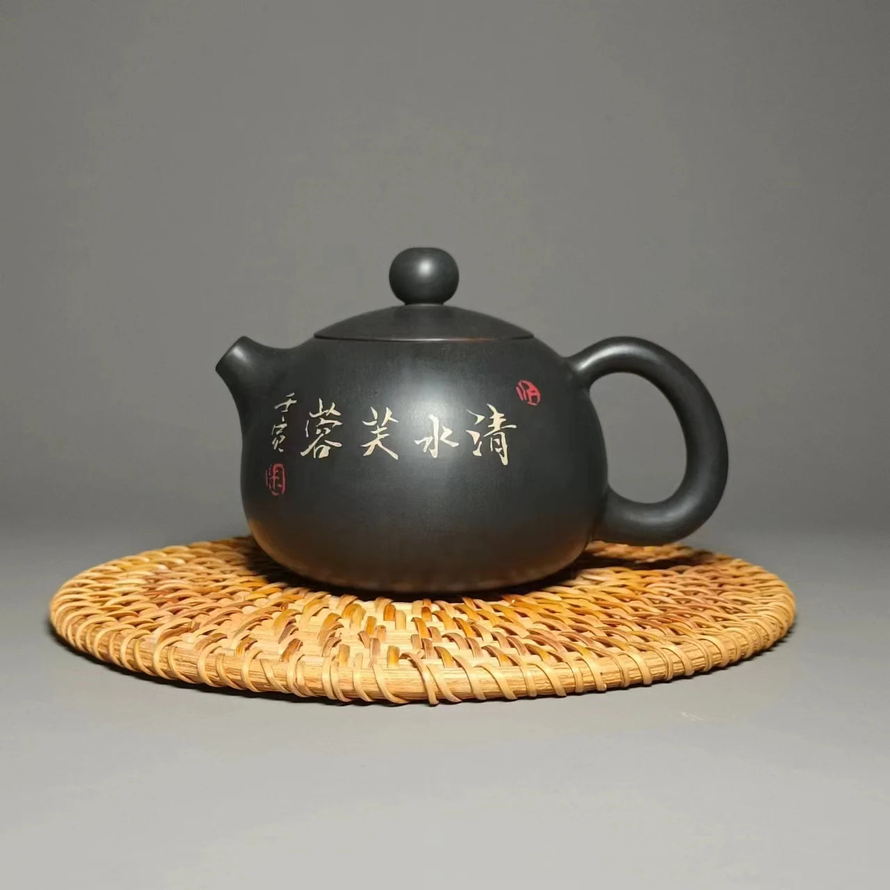 150ml Jianshui Purple Clay Pure Handmade Color filling Tea Pot(Not Yixing Zisha) Kung Fu Tea Set Drinkware Tea Ceremony