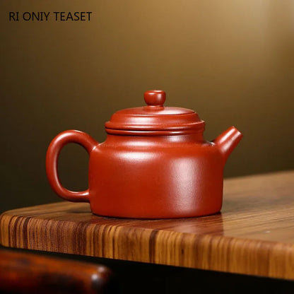 150ml Master Handmade Yixing Purple Clay Teapot Raw Ore Dahongpao Dezhong Tea Pot Home Filter Kettle Zisha Tea Set Supplies
