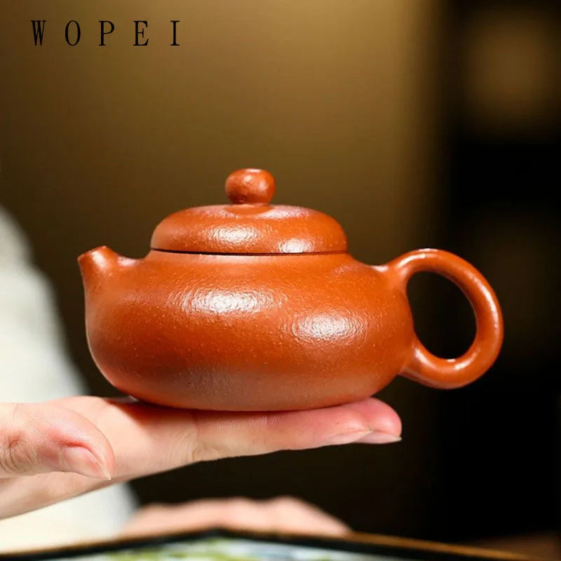 150ml Yixing Purple Clay Teapot Authentic Handmade Tea Pot Raw Ore Beauty Kettle Chinese Famous Zisha Tea Set Collection Gifts