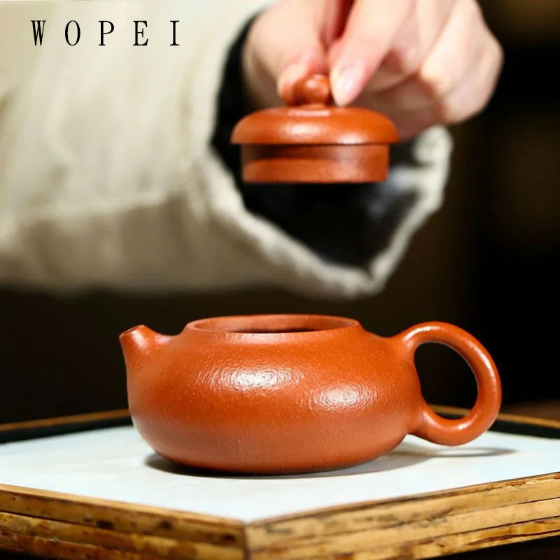 150ml Yixing Purple Clay Teapot Authentic Handmade Tea Pot Raw Ore Beauty Kettle Chinese Famous Zisha Tea Set Collection Gifts