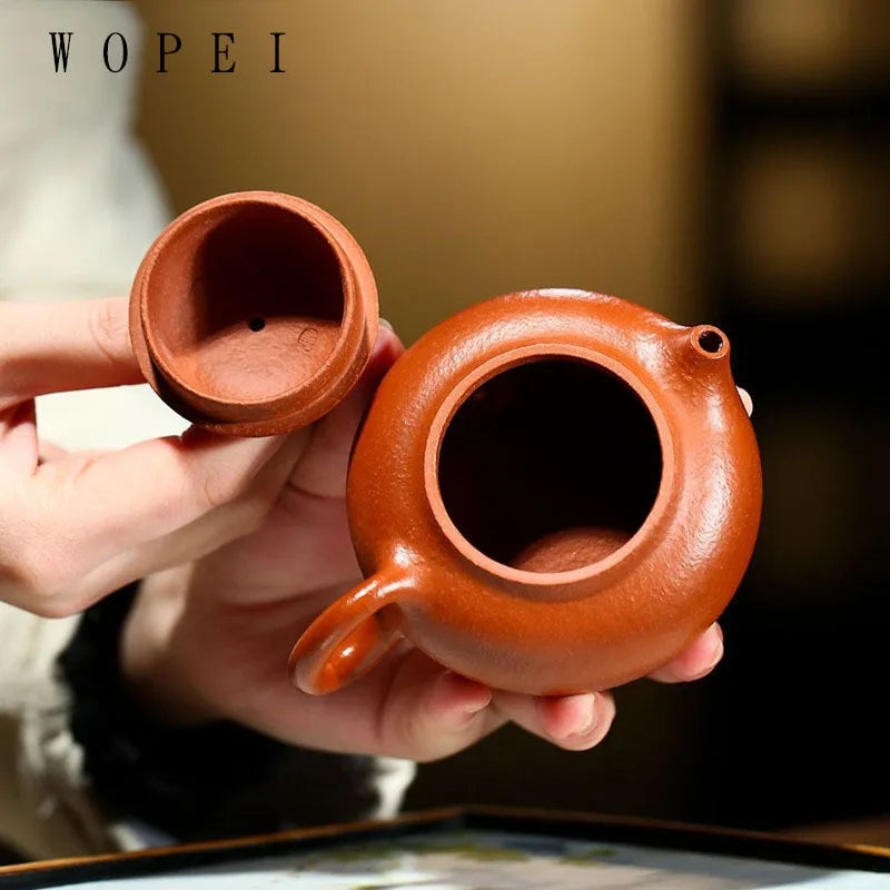150ml Yixing Purple Clay Teapot Authentic Handmade Tea Pot Raw Ore Beauty Kettle Chinese Famous Zisha Tea Set Collection Gifts