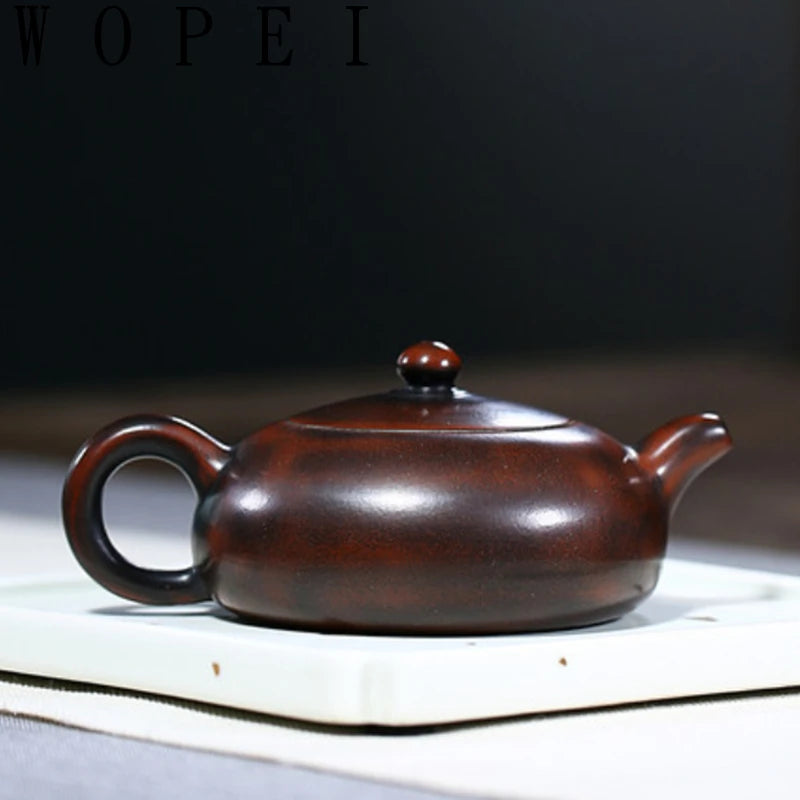 150ml Yixing Purple Clay Teapot Famous Handmade Raw Ore Zisha Tea Pot Chinese Authentic Tea Set Kettle Tea Ceremony Customized