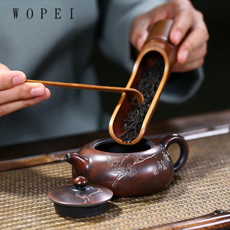 150ml Yixing Purple Clay Teapot Famous Handmade Raw Ore Zisha Tea Pot Chinese Authentic Tea Set Kettle Tea Ceremony Customized