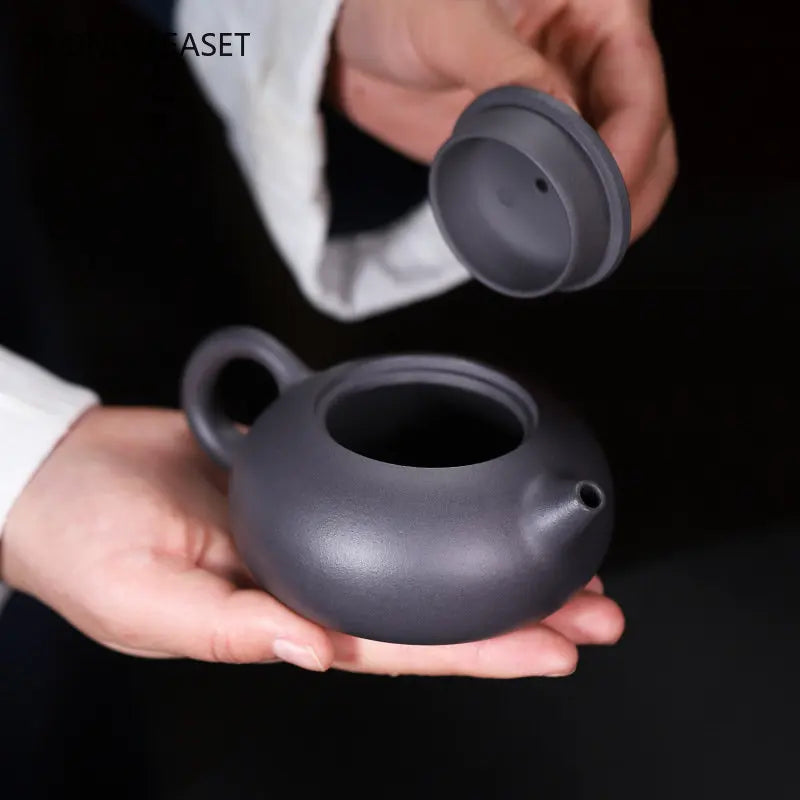 150ml Yixing Raw Ore Purple Clay Teapots Chinese Famous Artists Handmade Bian Xishi Tea Pot Beauty Kettle Zisha Tea Set Teaware