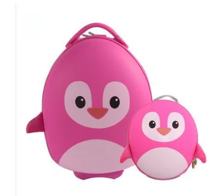 16 Inch 2 Wheels Travel Trolley Suitcase for kids cartoon Backpack for girls Kids Luggage Suitcase Travel Trolley Bag for kids