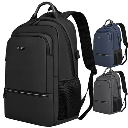 16-inch laptop backpack for men, large-capacity business commuter backpack, water-repellent, simple student school bag