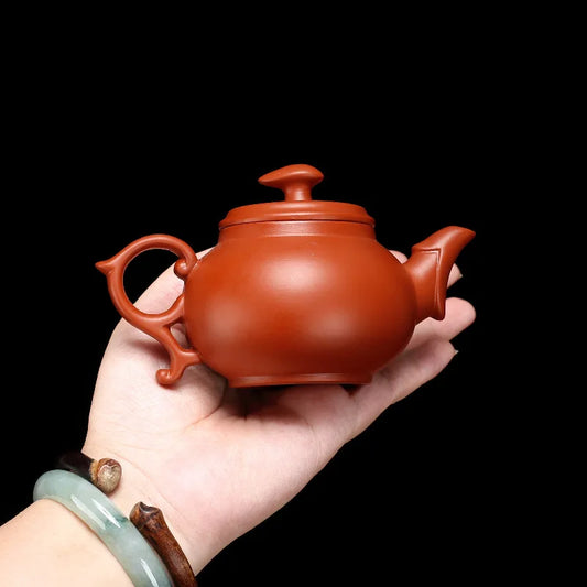 160CC Yixing Clay Teapot Traditional Pot Chinese Handheld Kettle Kung Fu Zisha Tea Set Teaware Collection Hand Playing Toy