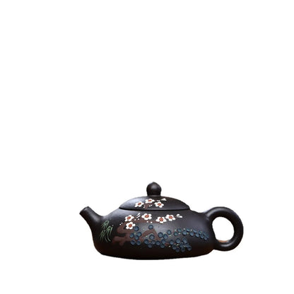 160cc Chinese Yixing Purple Clay Teapot Handmade Ball Hole Filter Tea Pot Raw Ore Zisha Tea Set Customized Beauty Tea Maker