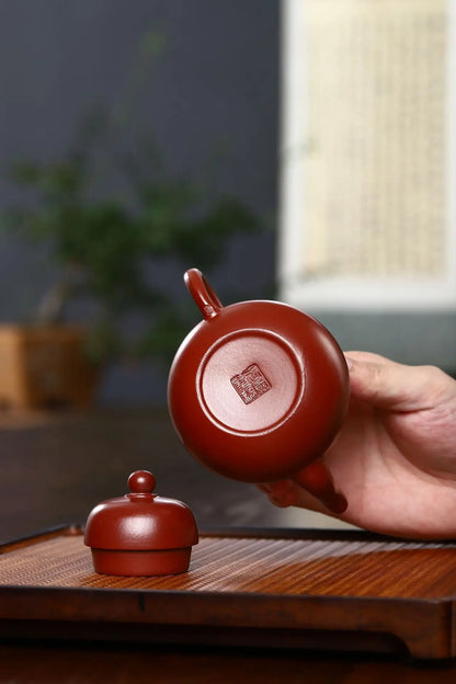 160cc Handmade Purple Clay Teapot Beauty Kettle Boutique Yixing Tea Pot Chinese Dahongpao Teaware Customized Gifts