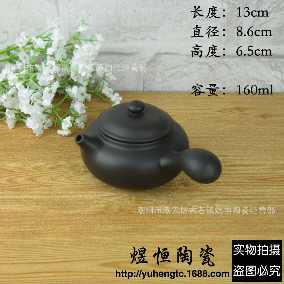 160cc Purple Clay Teapot Handmade Tea Set Pot Chinese Kung Fu Tea Pot Kettle Teapot Zisha Ceramic Pottery China Tea Set Pitcher