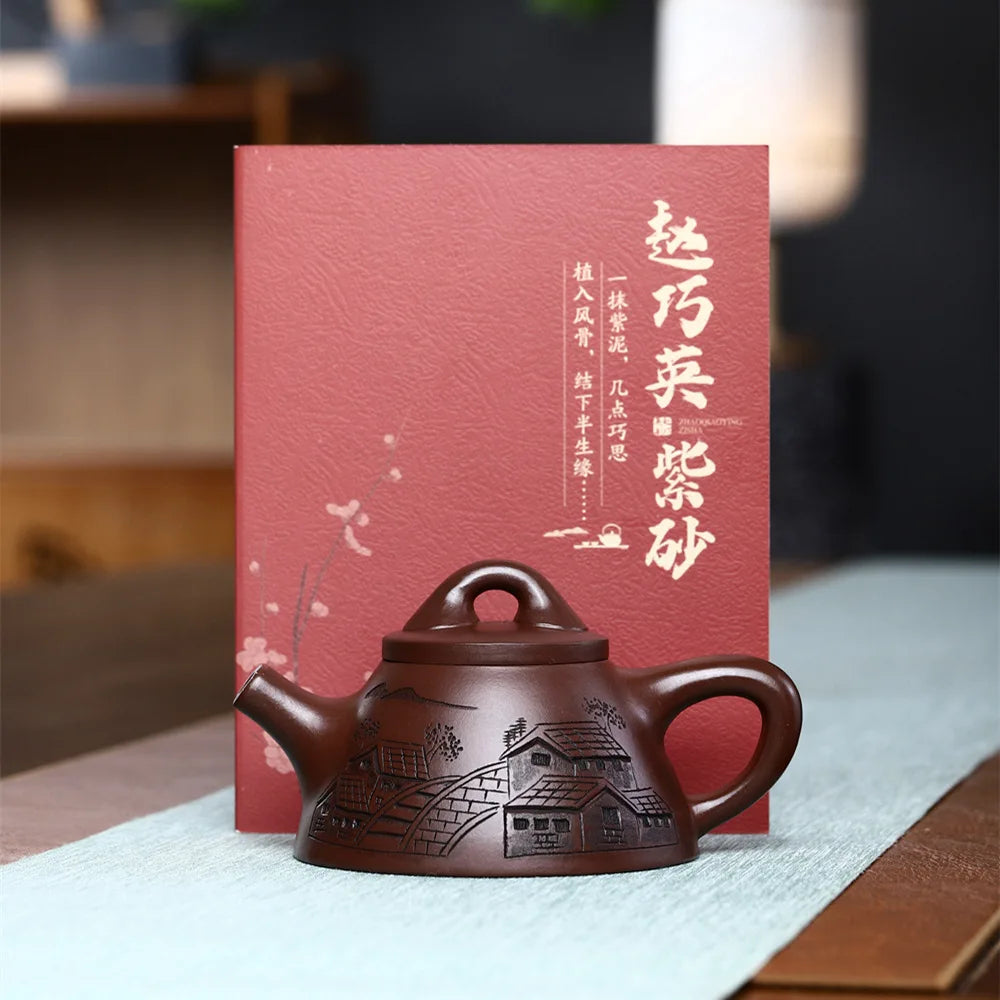 160cc Yixing Handmade Purple Sand Pot Purple Jade Gold Sand Pot Moisturizing Tea Fragrance Kung Fu Tea Set Chinese Tea Pot
