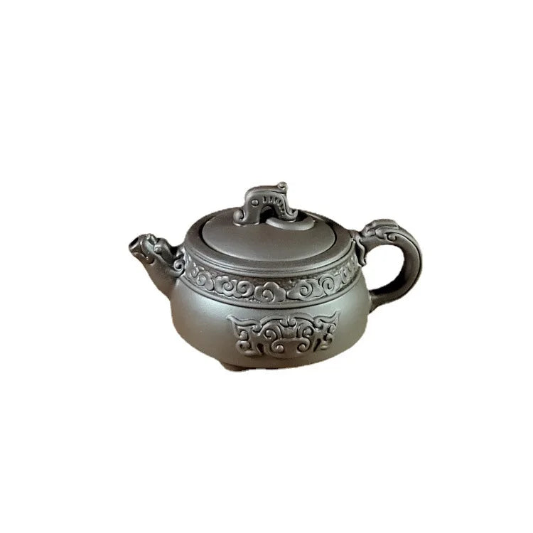 160cc Yixing Large Purple Clay Pot Large Capacity Kungfu Teapot Household Handmade Filter Red Clay Pot Teacup Tea Set