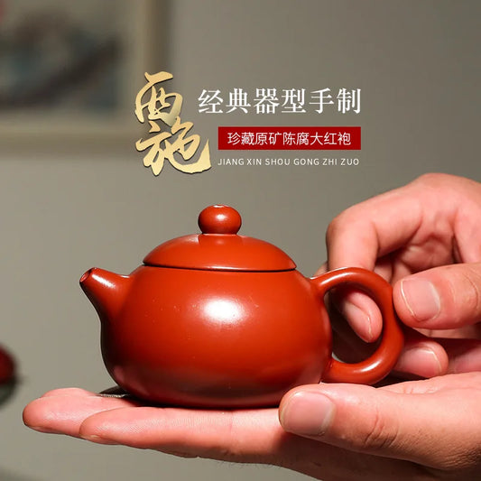 160cc Yixing Tea Pot Purple Sand Little Tea Pet Ceramic Teapot Pocket Mini Tea Pot Play Furnishing Articles S