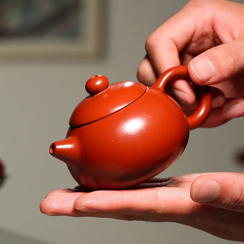 160cc Yixing Tea Pot Purple Sand Little Tea Pet Ceramic Teapot Pocket Mini Tea Pot Play Furnishing Articles S