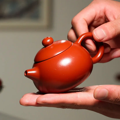 160cc Yixing Tea Pot Purple Sand Little Tea Pet Ceramic Teapot Pocket Mini Tea Pot Play Furnishing Articles S