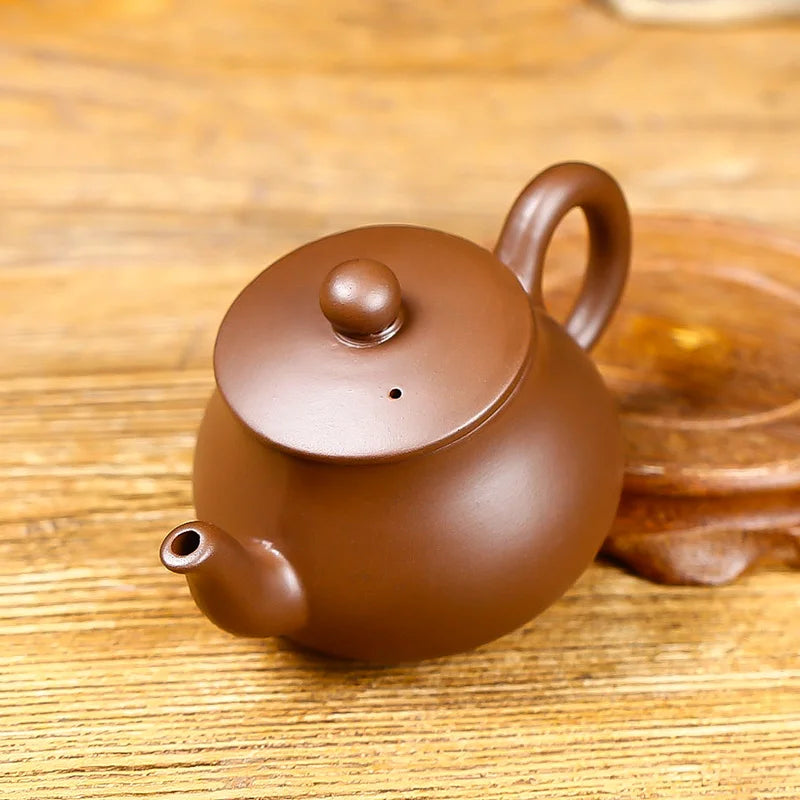 160ml Authentic Yixing Tea Pot Drinkware Purple Clay Teapot Kettle Raw Ore Chinese Handmade Teaware Tie Guanyin Tea Ceremony