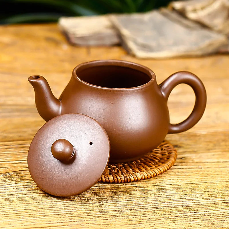 160ml Authentic Yixing Tea Pot Drinkware Purple Clay Teapot Kettle Raw Ore Chinese Handmade Teaware Tie Guanyin Tea Ceremony