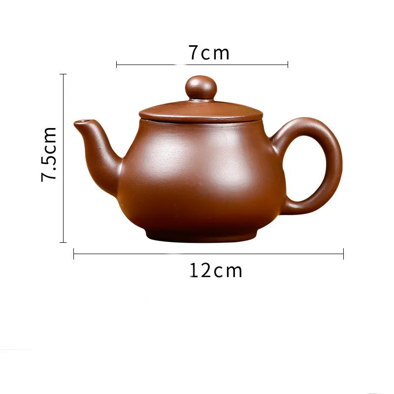 160ml Authentic Yixing Tea Pot Drinkware Purple Clay Teapot Kettle Raw Ore Chinese Handmade Teaware Tie Guanyin Tea Ceremony