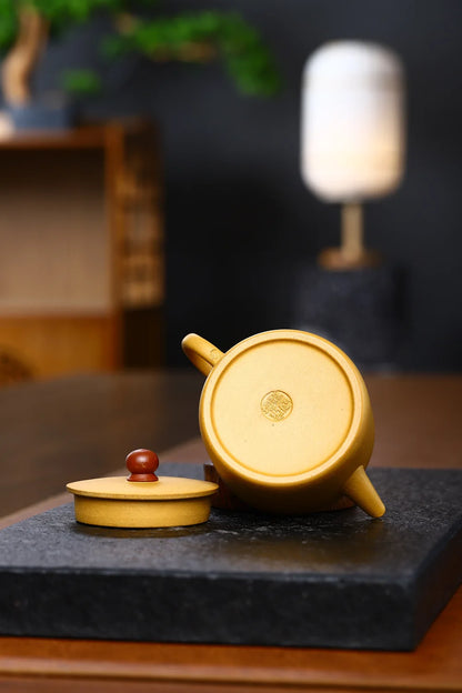 160ml Boutique Yixing Purple Clay Teapot Section Mud Square Filter Tea Pot High Grade Zisha Tea Infuser Handmade Beauty Kettle