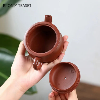 160ml Chinese Yixing Authentic Purple Clay Teapots Beauty Kettle Famous Handmade Bamboo Tea Pot Raw Ore Zisha Tea Set Teaware