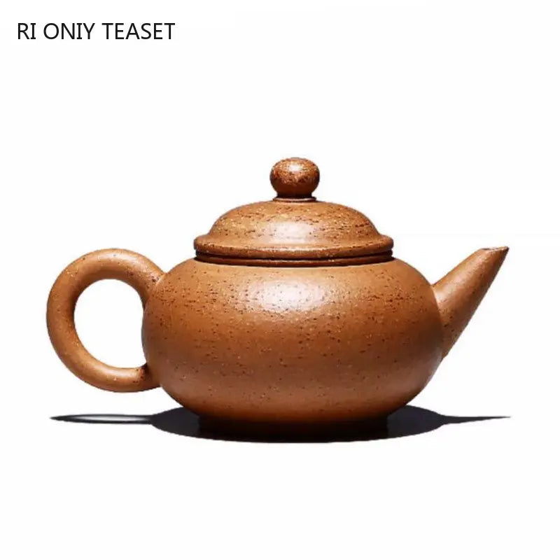 160ml Chinese Yixing High-end Purple Clay Teapots Famous Artists Handmade Tea Pot Treasure Osmanthus Sand Kettle Zisha Tea Set