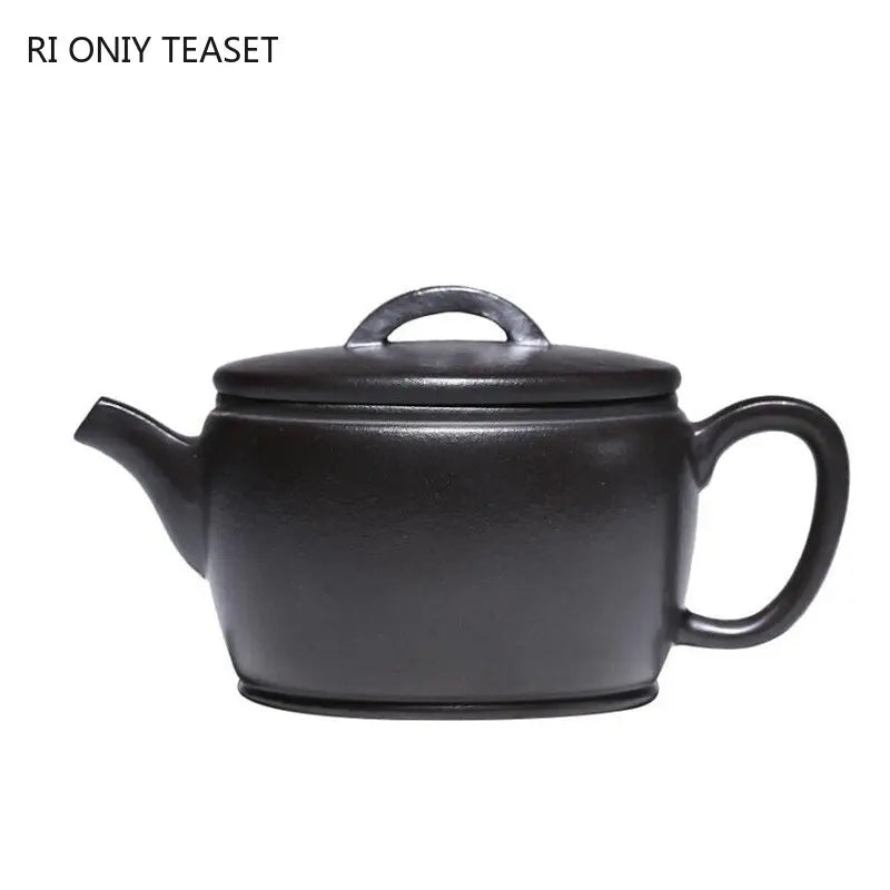 160ml Chinese Yixing High-end Purple Clay Teapots Large Caliber Famous Artists Handmade Tea Pot Beauty Kettle Zisha Tea Set