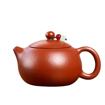 160ml Chinese Yixing Purple Clay Teapot Authentic Handmade Xishi Tea Pot Raw Ore Beauty Kettle High-end Zisha Tea Set Collection