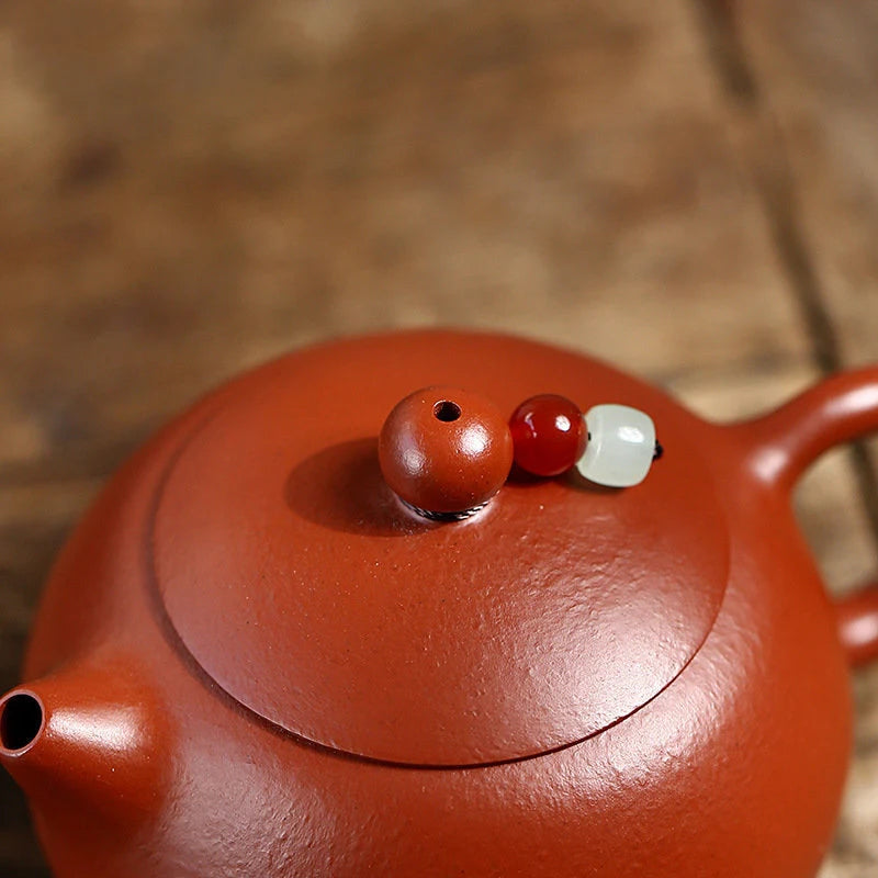 160ml Chinese Yixing Purple Clay Teapot Authentic Handmade Xishi Tea Pot Raw Ore Beauty Kettle High-end Zisha Tea Set Collection