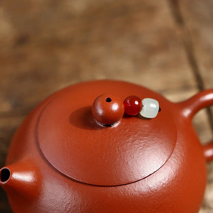160ml Chinese Yixing Purple Clay Teapot Authentic Handmade Xishi Tea Pot Raw Ore Beauty Kettle High-end Zisha Tea Set Collection