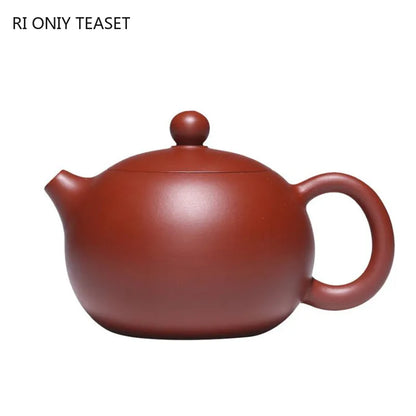 160ml Chinese Yixing Purple Clay Teapots Beauty Kettle Famous Handmade Xishi Tea Pot Raw Ore Dahongpao Zisha Tea Set Teaware