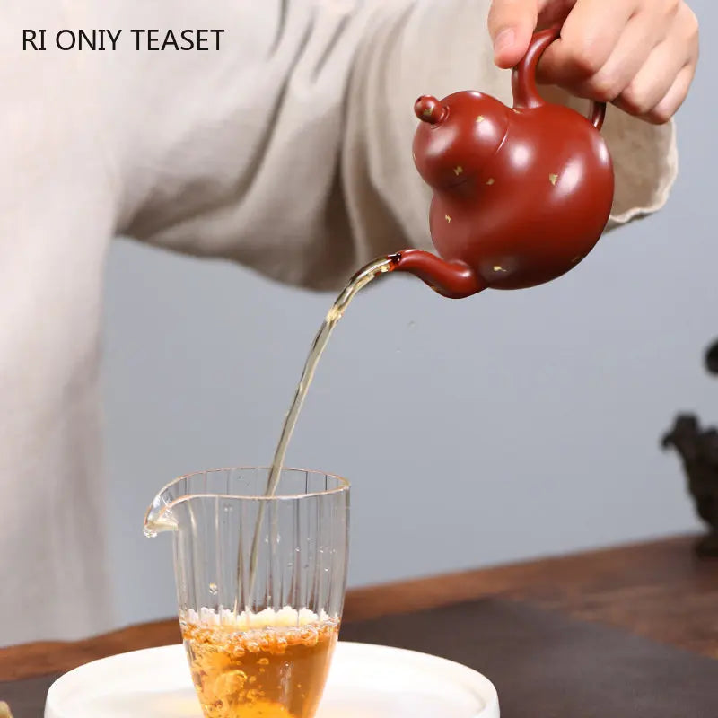 160ml Chinese Yixing Purple Clay Teapots Famous Artists Handmade Tea Pot Dahongpao Mud Kettle Authentic Zisha Tea Set Teaware