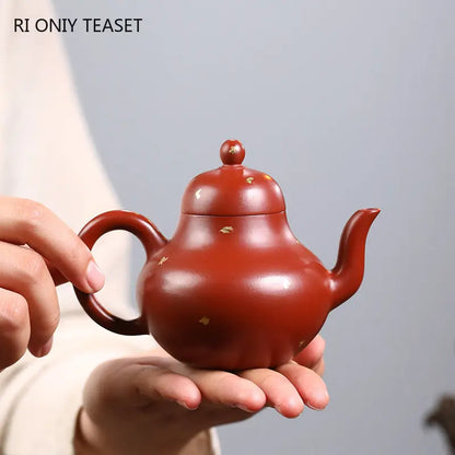 160ml Chinese Yixing Purple Clay Teapots Famous Artists Handmade Tea Pot Dahongpao Mud Kettle Authentic Zisha Tea Set Teaware