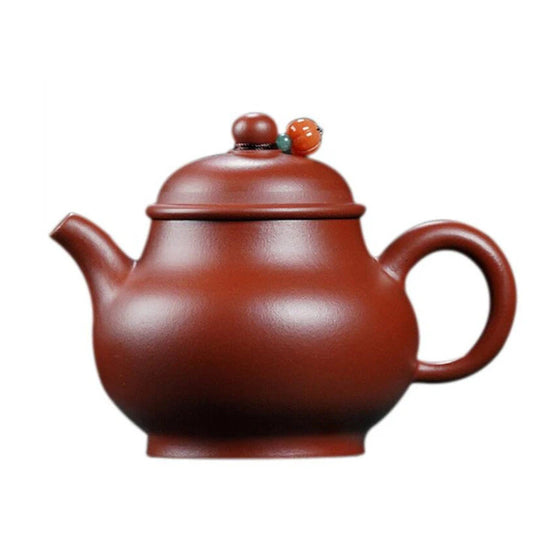 160ml Chinese Yixing Purple Clay Teapots Famous Artists Handmade Tea Pot Raw Ore Dahongpao Mud Kettle Zisha Tea Set Teaware