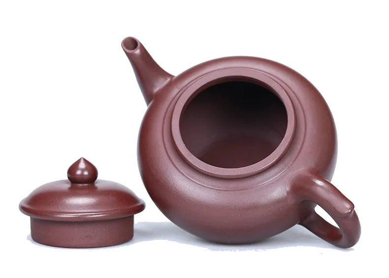 160ml Chinese Yixing Purple Clay Teapots Handmade 9 Hole Filter Xishi Tea Pot Raw Ore Kettle dahongpao Famous Zisha Tea Set