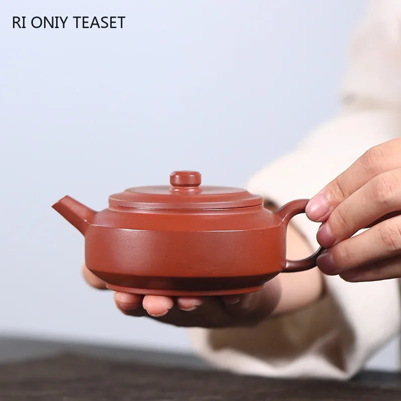 160ml Chinese Yixing Raw Ore Purple Clay Teapots Beauty Kettle Famous Artists Handmade Tea Pot Teaware Zisha Tea Set Accessories