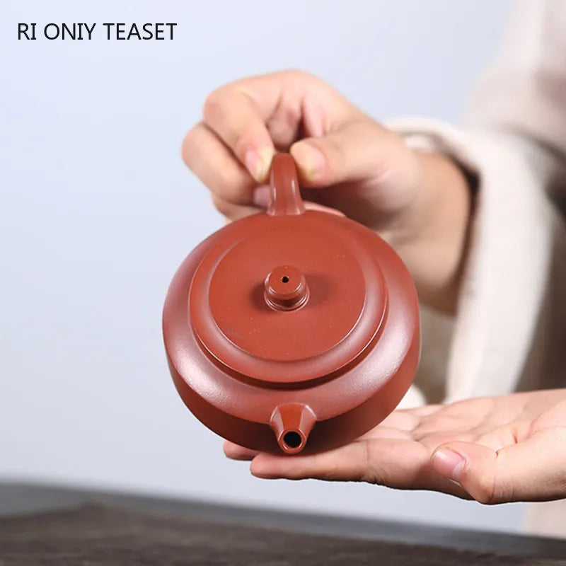 160ml Chinese Yixing Raw Ore Purple Clay Teapots Beauty Kettle Famous Artists Handmade Tea Pot Teaware Zisha Tea Set Accessories