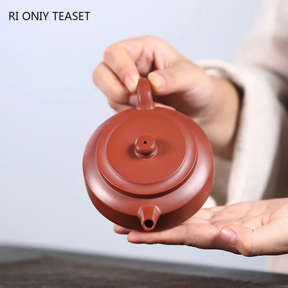 160ml Chinese Yixing Raw Ore Purple Clay Teapots Beauty Kettle Famous Artists Handmade Tea Pot Teaware Zisha Tea Set Accessories