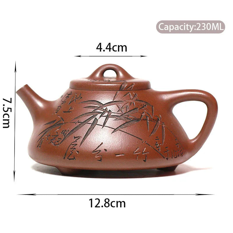 160ml High-end Yixing Purple Clay Teapot Famous Handmade Three-legged Tripod Tea Pot Kettle Chinese Zisha Tea Set Collection