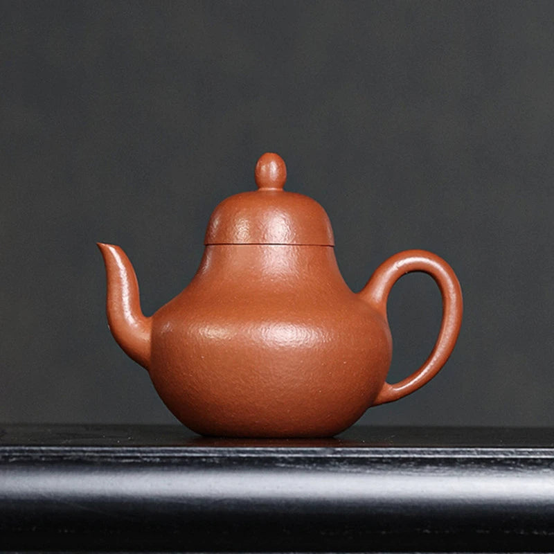 160ml Tradition Yixing Purple Clay Teapot Raw Ore Zhu Mud Filter Teapot Custom Chinese Zisha Tea Infuser Handmade Beauty Teaware