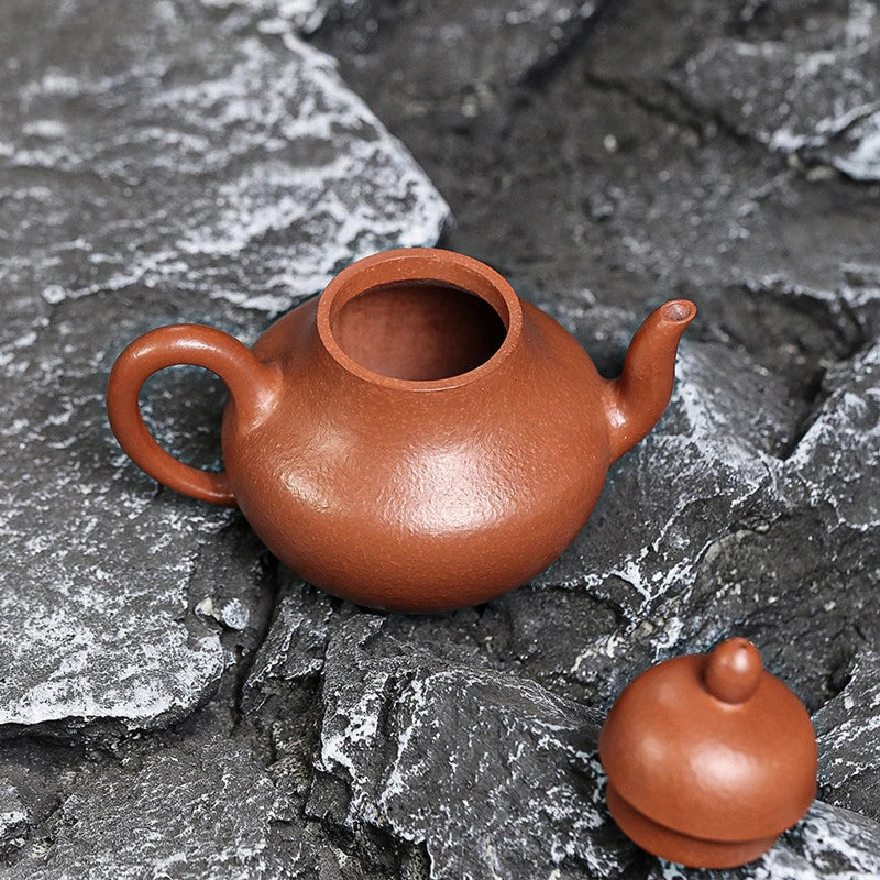 160ml Tradition Yixing Purple Clay Teapot Raw Ore Zhu Mud Filter Teapot Custom Chinese Zisha Tea Infuser Handmade Beauty Teaware