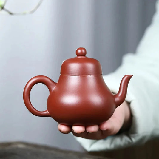 160ml Traditional Dahongpao Beauty Teapot Yixing Purple Clay Filter Tea Infuser Chinese Tea Ceremony Accessories Zisha Tea Pot