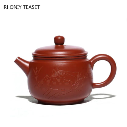 160ml Traditional Yixing Handmade Purple Clay Teapots Raw Ore Dahongpao Mud Tea Pot Kettle Chinese Zisha Teaware Tea Set