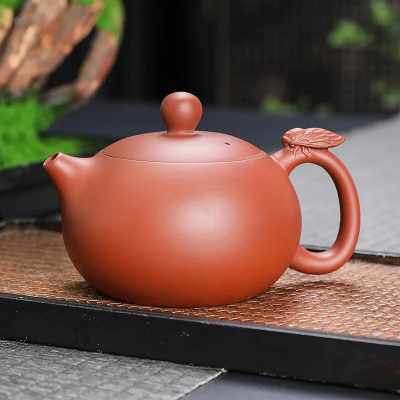160ml Xishi Teapots Chinese Yixing Zisha Teaware Authentic Tea Pot Set Gongfu Purple Clay Ball Shaped Infuser Tea Kettle