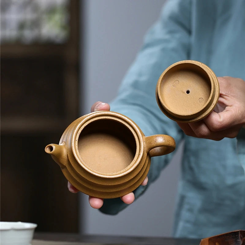 160ml marked tea pot real yixing zisha duan clay handmade master pots with 7 infuser holes on sales free shipping made in China