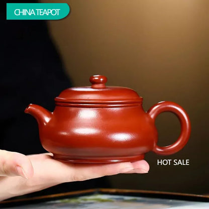 180ml Chinese Yixing Purple Clay Teapots Famous Handmade Tea Pot Raw Ore Dahongpao Mud Kettle Authentic Zisha Tea Set Customized