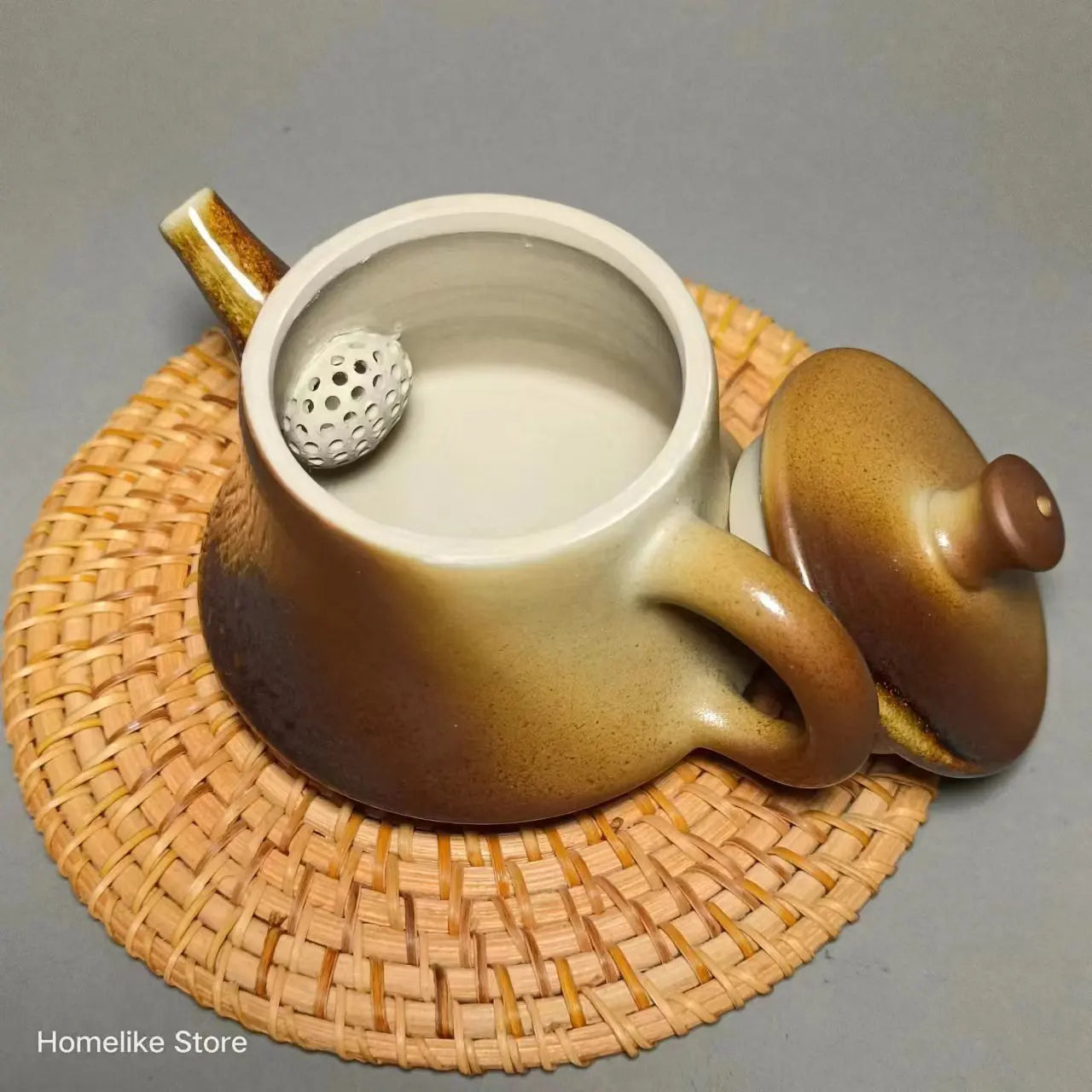 165ml Chaishao Chai-fired Jianshui Clay Pure Handmade Base-shapedTeaPot(Not Yixing Zisha) Kung Fu Tea Set Drinkware Tea Ceremony