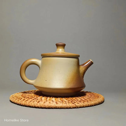 165ml Chaishao Chai-fired Jianshui Clay Pure Handmade Base-shapedTeaPot(Not Yixing Zisha) Kung Fu Tea Set Drinkware Tea Ceremony
