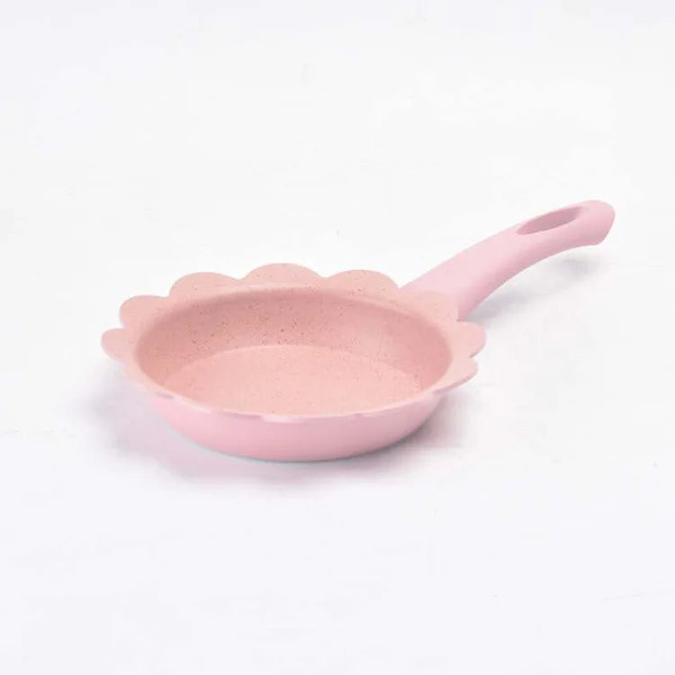 16CM Aluminum Baby Food Supplement Pot Stockpots Maifan Stone Children Milk Pot Soup Pot Noodle Omelette Pot  Kitchen Supplies